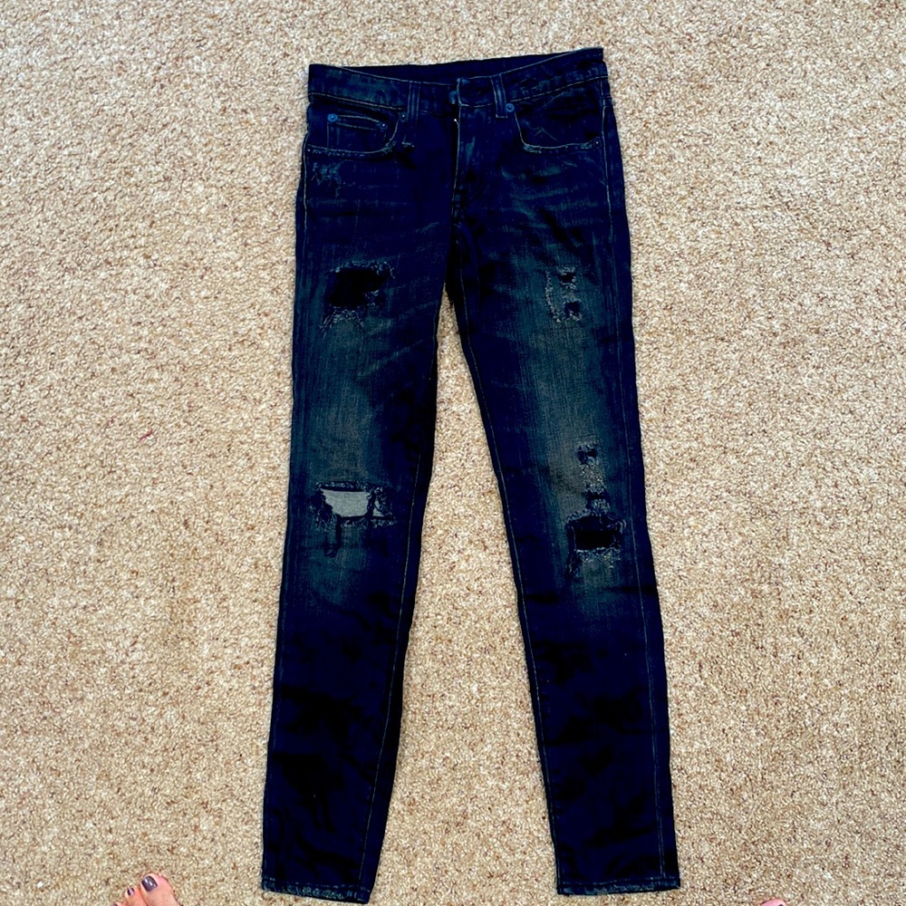 R13 Black Jeans